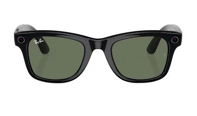 Ray-Ban Wayfarer RW 4006 shiny black/green