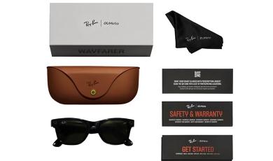 Ray-Ban Wayfarer RW 4006 shiny black/green