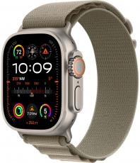 Apple Watch Ultra 2 49mm Titanium Case with Alpine Loop (М) olive