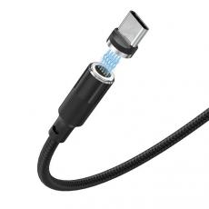 EZRA Кабель Type-C to Type-A Magnetic 120cm 3A black