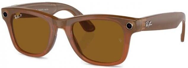 Ray-Ban Wayfarer RW 4008 shiny caramel/polarized brown