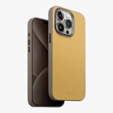 Uniq Lyden DS MagClick Charging case for iPhone 15 Pro Max canary yellow/flint grey