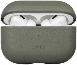 Uniq Terra Genuine Leather для AirPods pro 2 Lichen Green