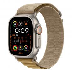 Apple Watch Ultra 2 49mm (2024) with Alpine Loop natural/tan (размер M)