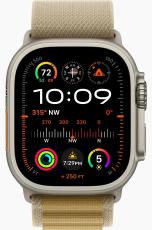 Apple Watch Ultra 2 49mm (2024) with Alpine Loop natural/tan (размер L)