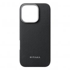 Pitaka Ultra-Slim Case для iPhone 16 Pro Max ( KI1601PMA) black/grey