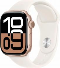 Apple Watch Series 10 42mm Aluminum Case with Sport Band Rose Gold/Light Blush (размер S/M)