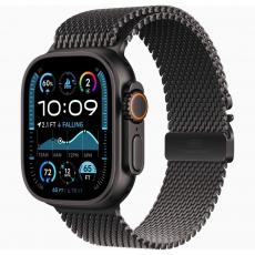 Apple Watch Ultra 2 (2024) 49mm Titanium Case with Titanium Milanese Loop (размер M) black/black