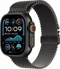 Apple Watch Ultra 2 (2024) 49mm Titanium Case with Titanium Milanese Loop (размер M) black/black