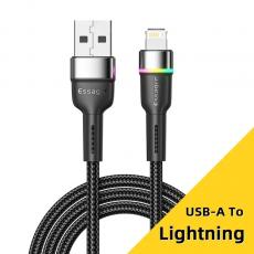 Essager Кабель USB-A to Lightning, 1 метр black