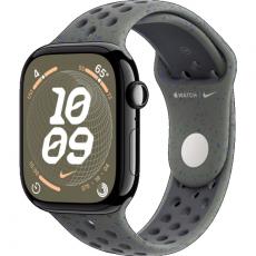 Apple Watch Series 10 42mm Aluminum Case with Nike Sport Band jet black/cargo khaki (размер M/L)