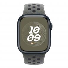 Apple Watch Series 10 42mm Aluminum Case with Nike Sport Band jet black/cargo khaki (размер M/L)