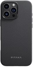 Pitaka Military-Grade Protective Case для iPhone 16 Pro Max (KI1601PMPA) black/grey