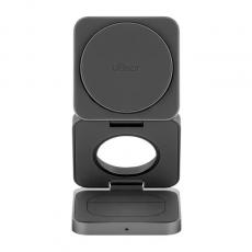 uBear Balance 3in1 Magnetic Wireless Charger grey