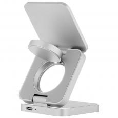 uBear Balance 3in1 Magnetic Wireless Charger titan купить по цене 8300 рублей в СПб – интернет-магазин Центр Связи uBear Balance 3in1 Magnetic Wireless Charger titan