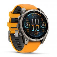 Garmin Fenix 8 47mm Amoled Sapphire gray/orange (010-02904-11)