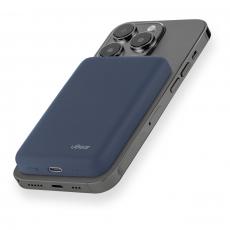 uBear Flow Magnetic Wireless powerbank 5000 mAh, dark blue