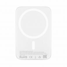 uBear Flow Magnetic Wireless powerbank 5000 mAh, white