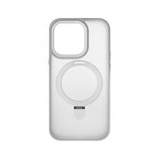 Breaking накладка пластиковая M01 stand style для iPhone 15 Pro white