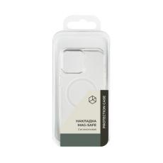 Breaking накладка cиликоновая MagSafe для iPhone 15 Pro Max прозрачная
