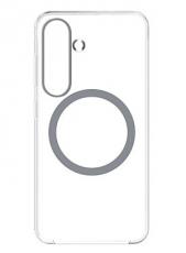 Чехол-накладка Magnetic для Samsung S25 прозрачный