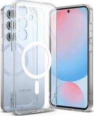 Чехол-накладка для Samsung S24 FE Clear Case Magnetic прозрачный