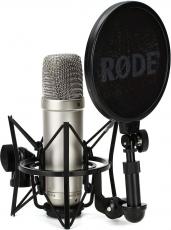Rode NT1-A Complete Vocal Recording Solution nickel