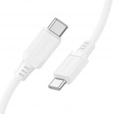 Borofone кабель USB Type-C - Type-C (BX115) 60w 1м white