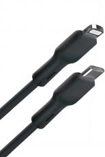 BoraSCO кабель USB Type-C - Lightning 1м black