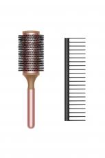 Dyson Round Brush + Detangling Comb pale rose