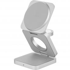uBear Balance 3in1 Magnetic Wireless Charger silver