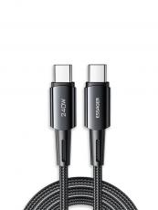 Essager кабель 240W, USB-C to USB-C, 2 метра black