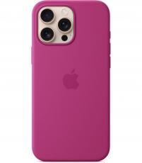 Apple iPhone 16 Pro Max Silicone Case с MagSafe (MYYX3Z) fuchsia