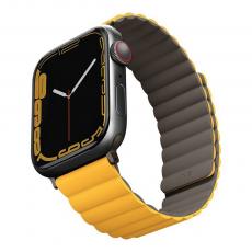 Uniq ремешок силиконовый REVIX для Apple Watch 49/45/44/42 мм mustard/khaki
