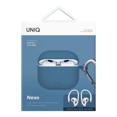 Uniq NEXO для беспроводных наушников Apple Airpods 4 blue