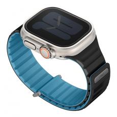 Uniq ремешок силиконовый REVIX EVO для Apple Watch 49/45/44/42мм black/blue