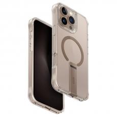 Uniq ELEVA MagSafe with vertical stand для Apple iPhone 16 Pro gold