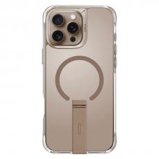 Uniq ELEVA MagSafe with vertical stand для Apple iPhone 16 Pro gold