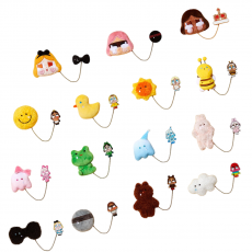 Pop Mart CryBaby Crying Again Series - Plush Badge Display