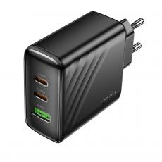 Купить Hoco CS26A 45W Output Max (USB-A+USB-C-2) black: цена 2100 ₽ в СПб – интернет-магазин Центр Связи Hoco CS26A 45W Output Max (USB-A+USB-C-2) black