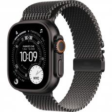 Apple Watch Ultra 3 (2025) 49mm Titanium Case with Milanese Loop black/black (размер L)